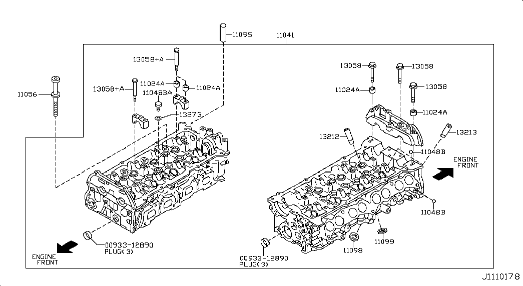 Ремонт двигателя Nissan X-Trail (Х-трейл) цена: